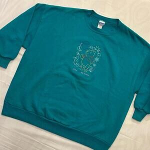 🍯 Vintage Winnie the Pooh Embroidered Sweatshirt Plus Size 1X/2X Grandma Core